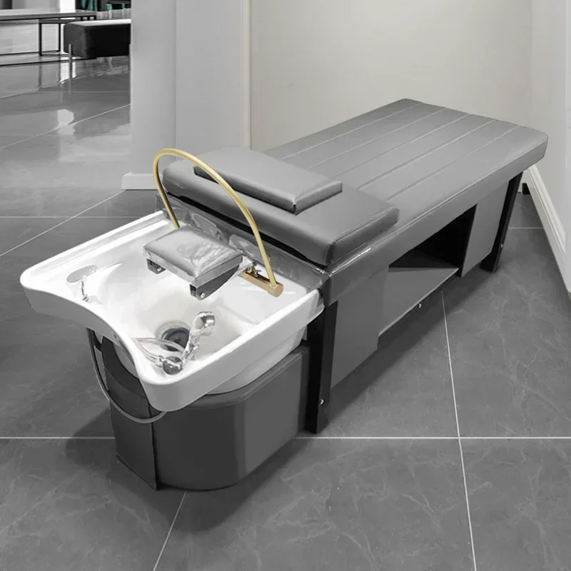 

Японская головка для спа-кровати, насадка для душа, освещение, минималистичное кресло-Шампо, роскошная раковина, терапия, шампуинёз, оборудование для салона MQ50XF