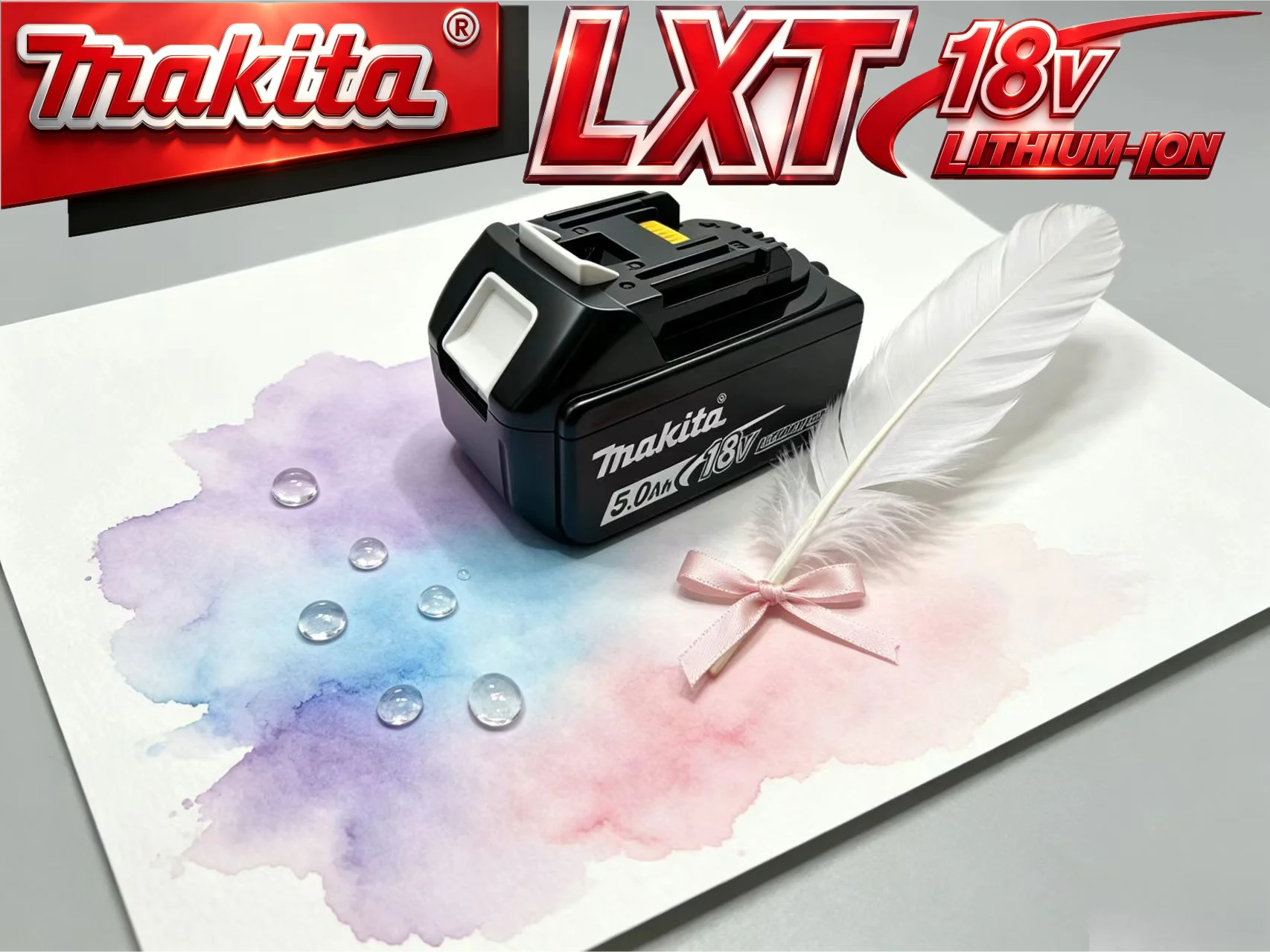 

Original Makita 18V 6.0Ah Battery BL1860B Compatible with Makita BL1850B BL1840B BL1830B LXT Li-ion Rechargeable Battery Packs