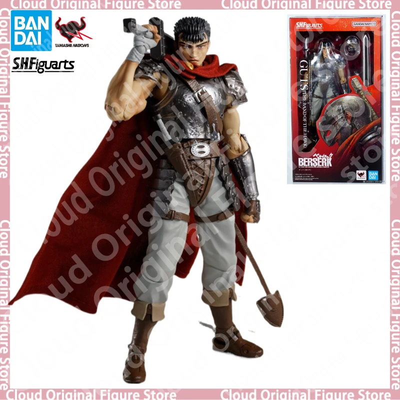 

In Stock 100% Original Bandai Anime Figure Berserk Guts S.H. Figuarts Action Figurine SHF Collector Doll Model Toys Decoration