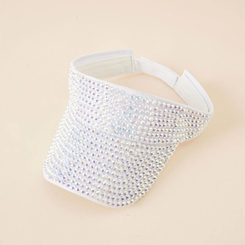 الصيف لامعة الراين قناع قبعة ل قبعة واقية من الشمس فارغة قبعة بيسبول قابل للتعديل ظلة للرقص الهيب هوب ارتداء اليومي