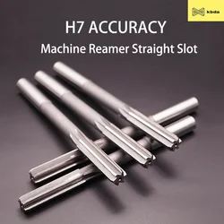 KBDA 1PCS 2-20mm HSS Machine Reamer H7 2mm 5mm 6mm 8mm 10mm 12mm 14mm 16mm 18mm 20mm High Speed Steel Straight Shank Reamer