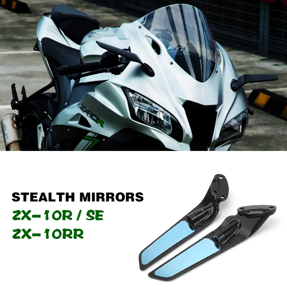 

for KAWASAKI ZX10R ZX-10RR ZX10RR NINJA ZX 10R ZX10R SE Stealth Mirrors Adjustable Winglet Accessories