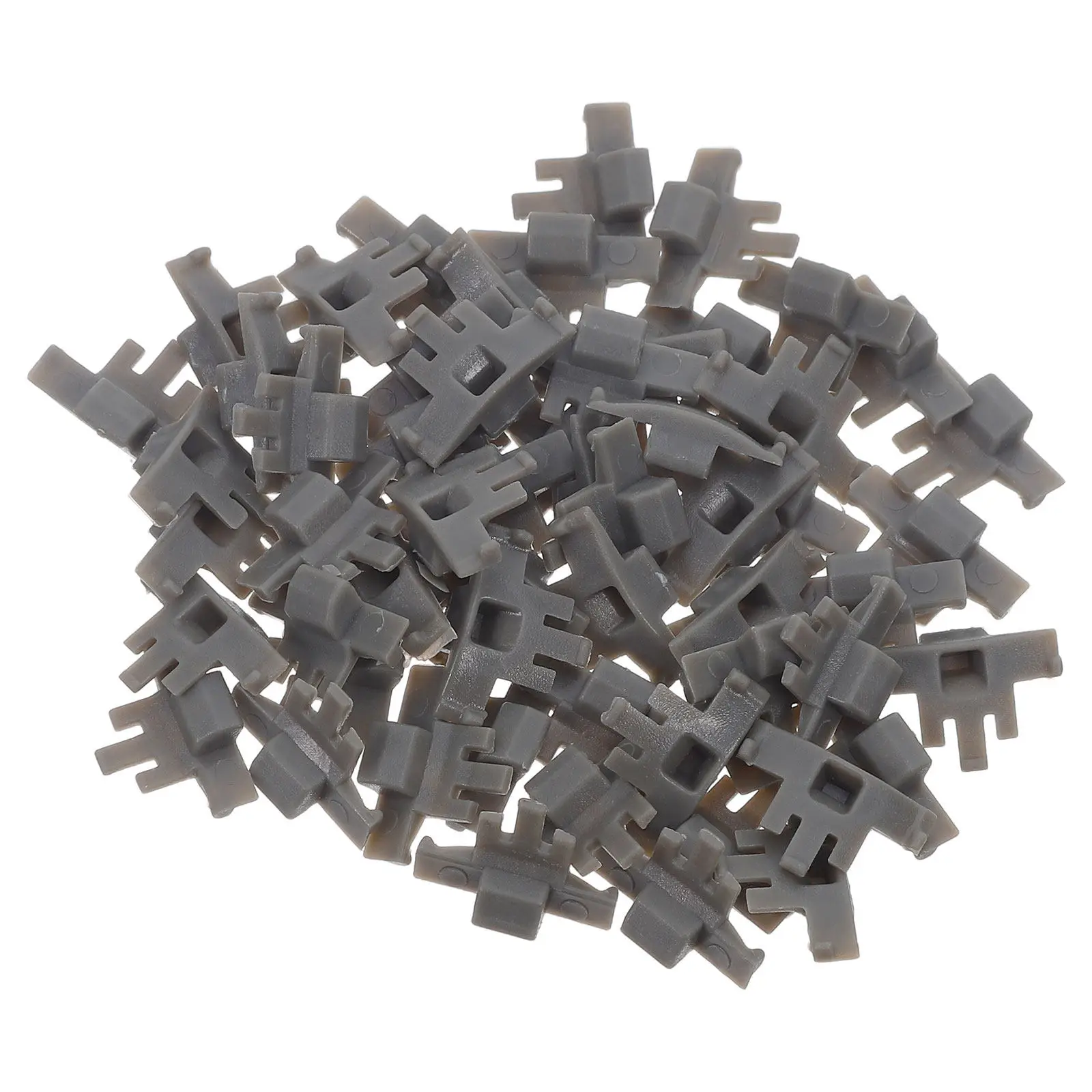 

50 шт. ограничителей открывания дверей шкафов, пластиковые клипсы, американские мебельные ограничители открывания, демпферы для плавного закрывания, бесшумные стопоры для петель