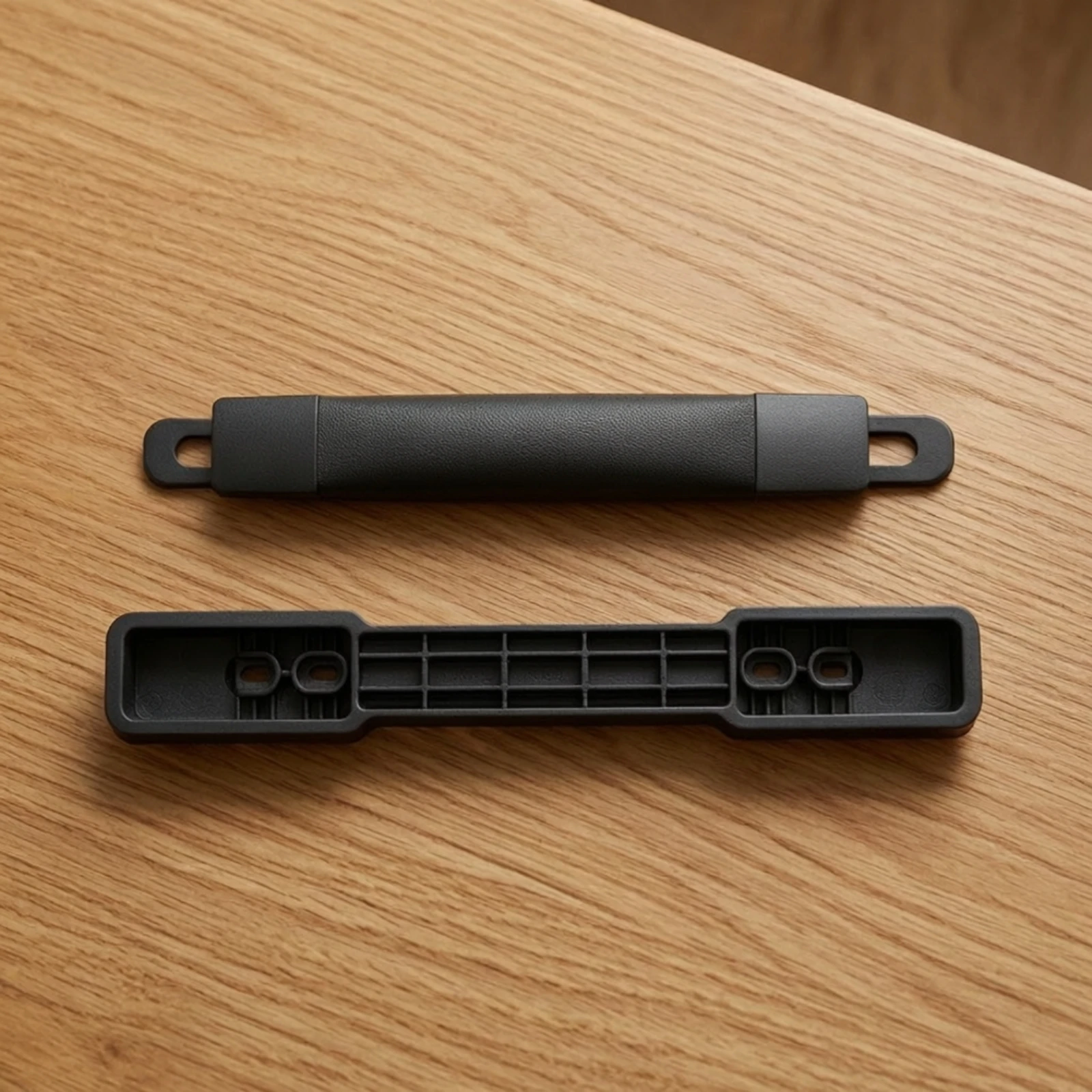 Carry Handle with Leather Grip Replacement Suitcase Handle Hardware Long-Lasting Heavy-Duty for Travelers