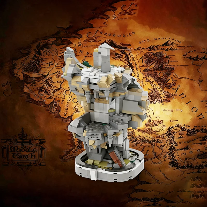 913 قطعة MOC الزمالة الدائري Diorama نموذج اللبنات تجميع لعبة DIY بها بنفسك التعليم الإبداعي هدية الكريسماس الطوب عيد ميلاد #2