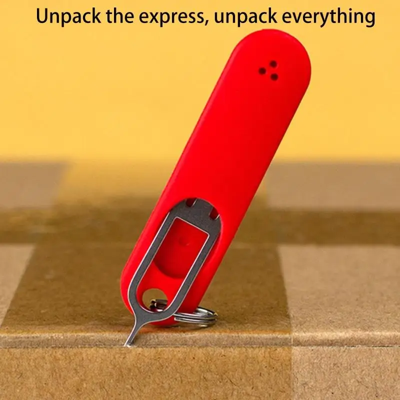 Q5WA Card Removal Tool with Removable for Key Chain Opener Ejector for Apple for