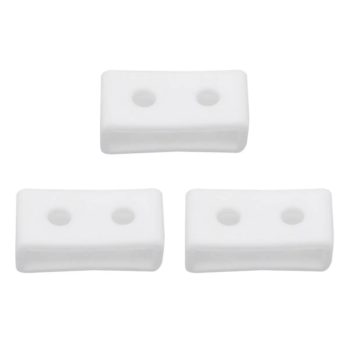 3Pcs Silicone Watch Strap Loops Retaining Rings for Band Ends Stretchable Easy Install Wear Resistant Fashion Accessory 24Mm