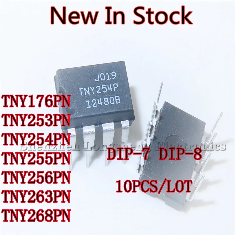 10PCS/LOT TNY176PN TNY253PN TNY254PN TNY255PN TNY256PN TNY263PN TNY268PN  DIP-8 DIP-8 Power management control chip New In Stock