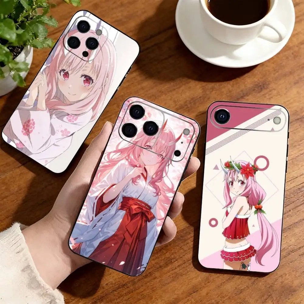 

That Time I Got Reincarnated as a Slime Phone Case For iPhone17,16,15,14,13,12,11 Plus,Pro Others Soft Black Cover