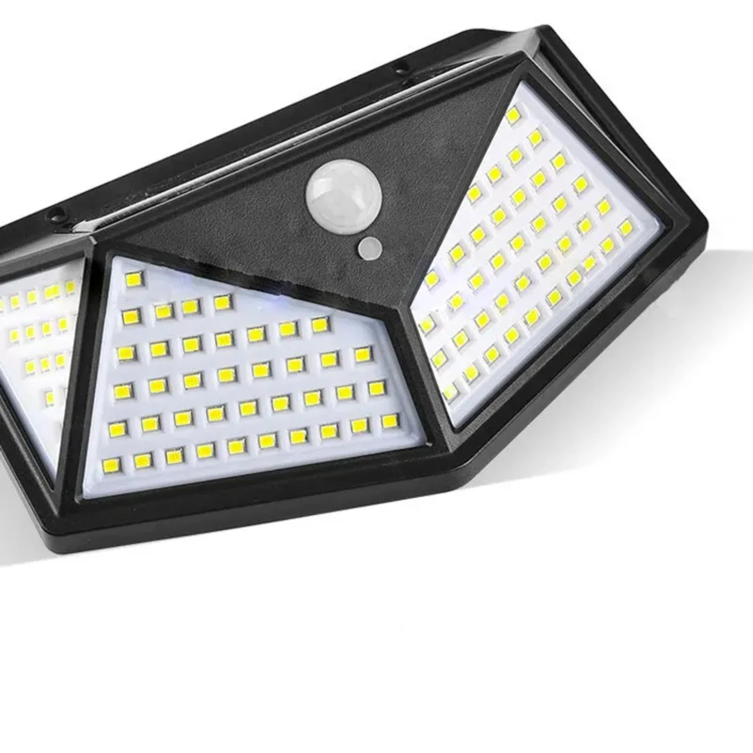 Nieuwe Efficiënte, Duurzame, Duurzame 100led Waterdichte Zonne-Bewegingssensor Muurlamp Voor Het Verbeteren Van Uw Buitenruimte. Zonlicht-