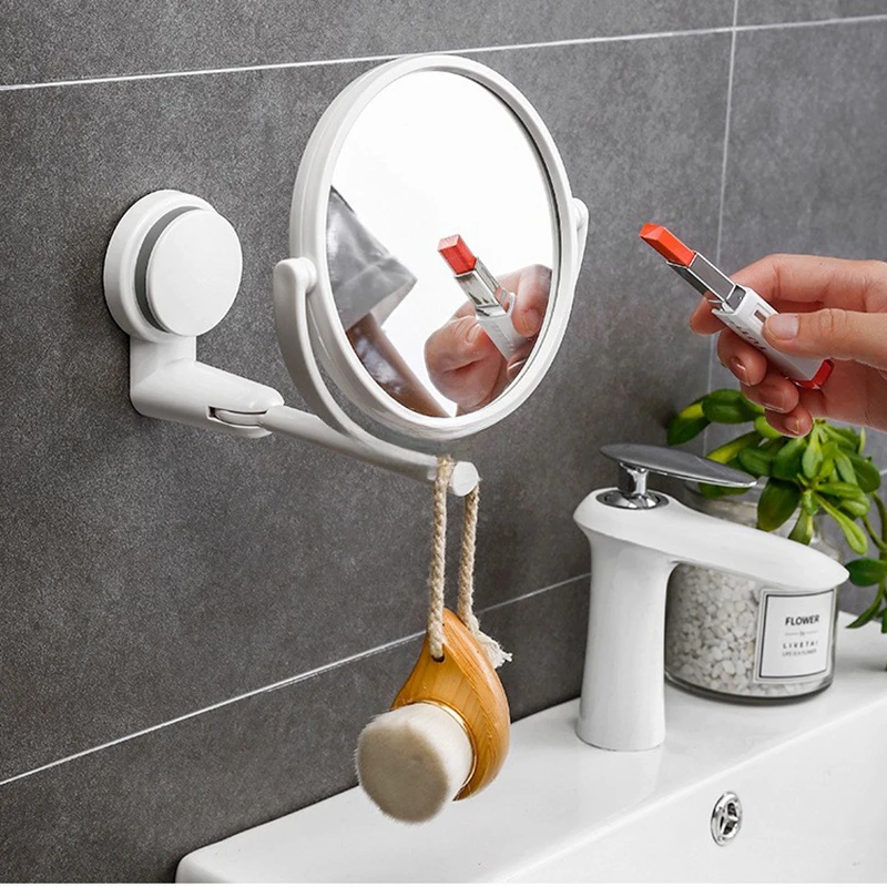 Vanity Full Body Mirror Shower Makeup Aesthetic Full Length Shaving Mirror Wall Portable Toilet Espejo Maquillaje Luz Miroir