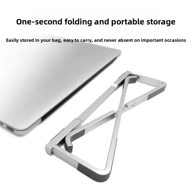 Laptop Holder Foldable Portable Metal Notebook Storage Holder Computer Heat Dissipation Heightening Rack