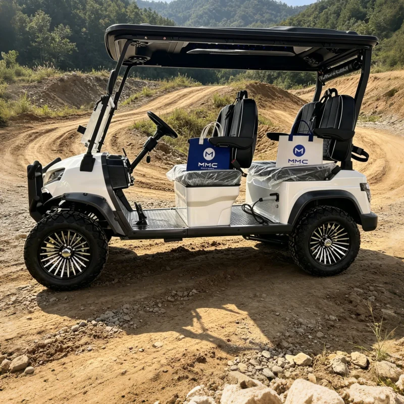 Electric Golf Cart Manufacturer 4 Passenger Lithium Buggy Dot Certified 30-50Km/h 90km Range OEM ODM Factory Price