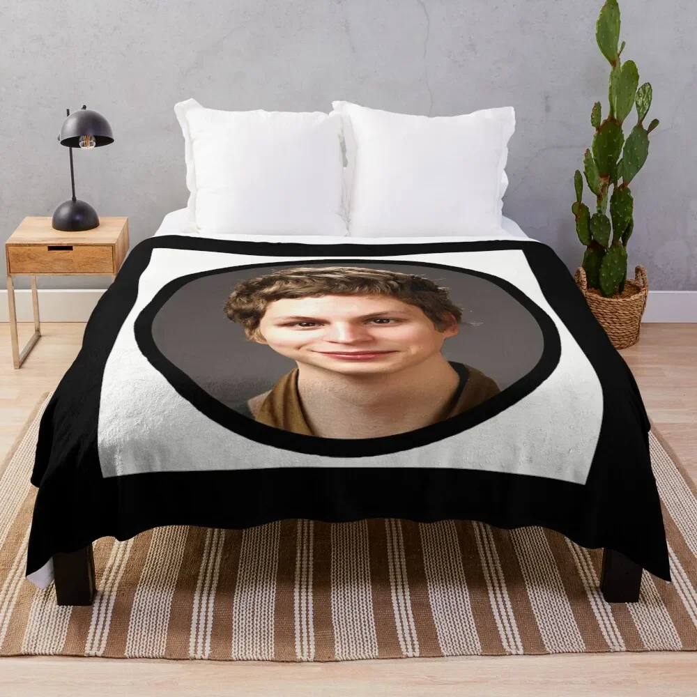 

Michael Cera Throw Blanket Easy Care Comfortable Blanket for Couch