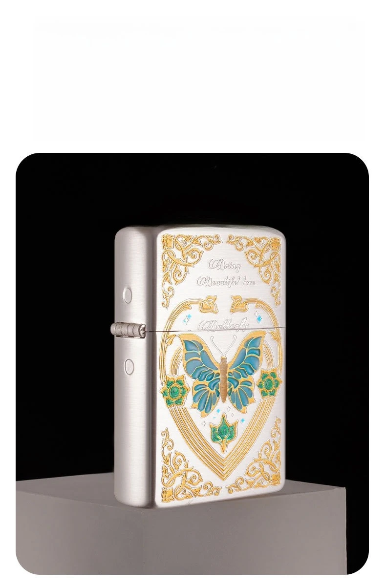 زورو فراشة رسالة مضيئة الضروري نحت النفط يندبروف أخف الرجال هدية جمع أدوات الهدايا للرجال