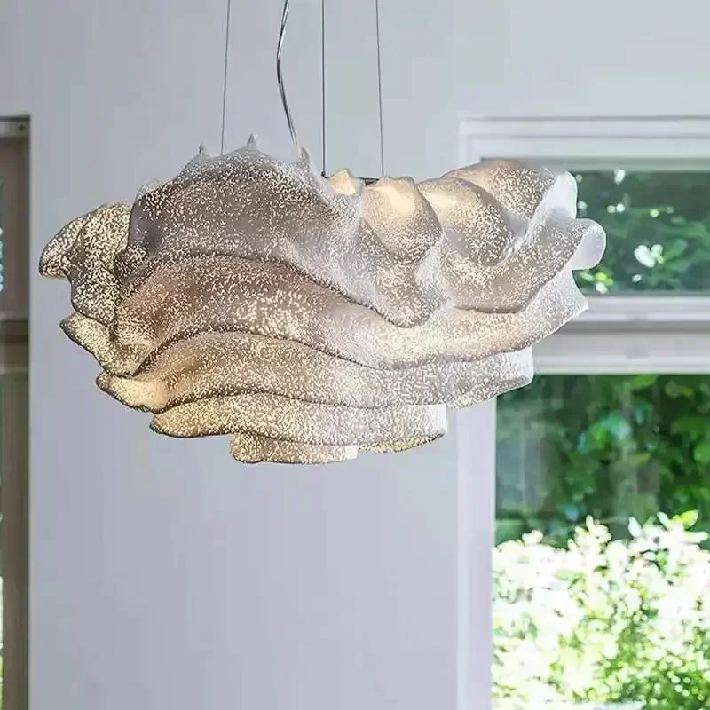 TechHPItaly Design Creative LED Pendant Light Clouds Spark Chandeliers Lamp Home Decor Bedroom