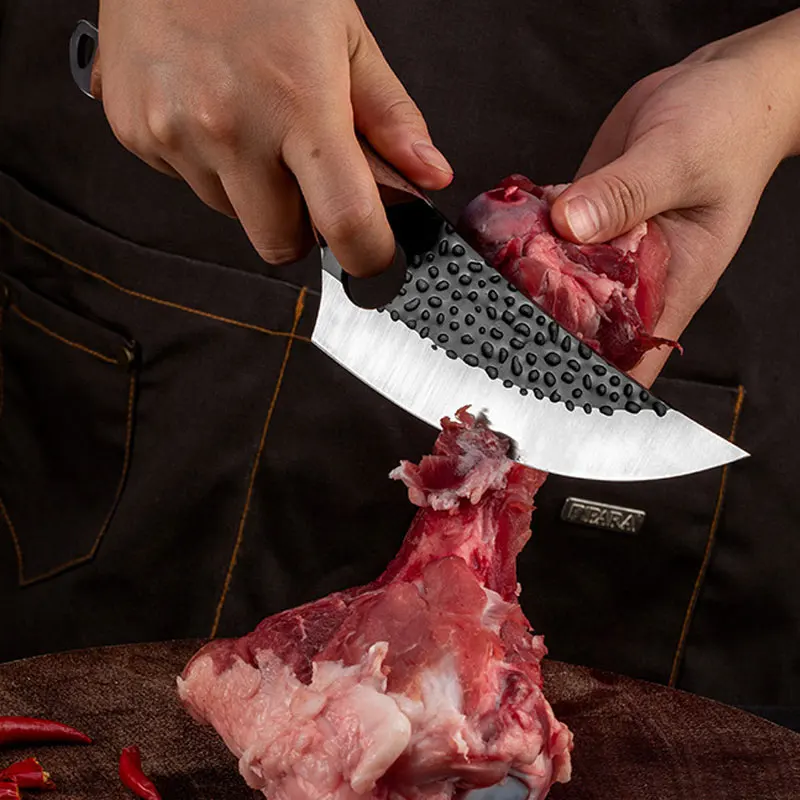 Kitchen Deboning Knife Stainless Steel Chef\'s Knife Kill Fish Knife Meat Cleaver Outdoor Cooking Meat Cleaver