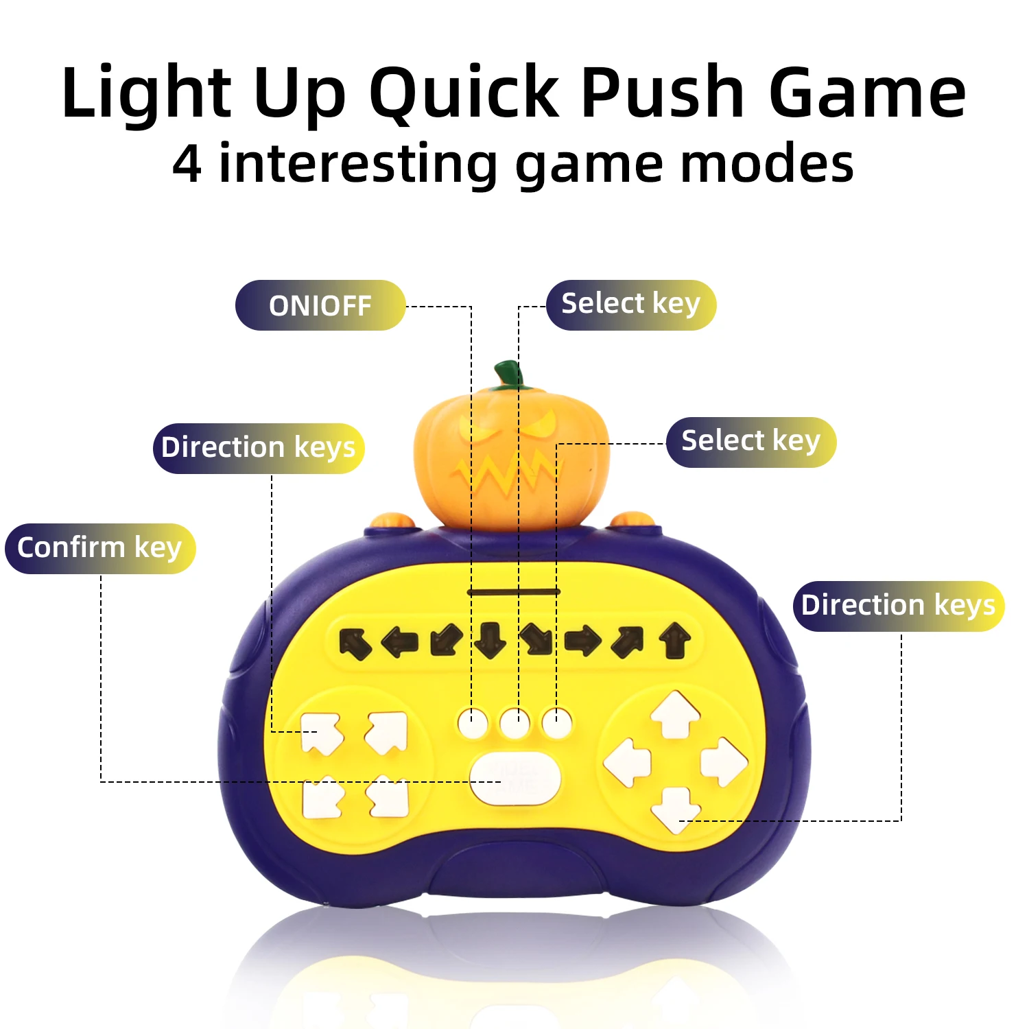 Machine de danse de presse de doigt de Noël, machine de jeu légère de danse d'henlégiti, jouet de puzzle pour des enfants, Halloween, batterie fournie par lui-même