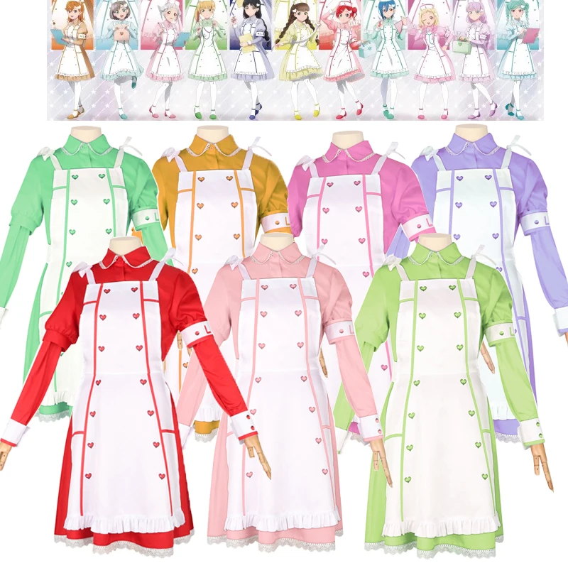 Love Live Wakana Shiki Cosplay Shibuya Kanon Tang Keke Arashi Chisato Heanna Sumire Hazuki Ren Miad Dress Pastel Nurse Outfit