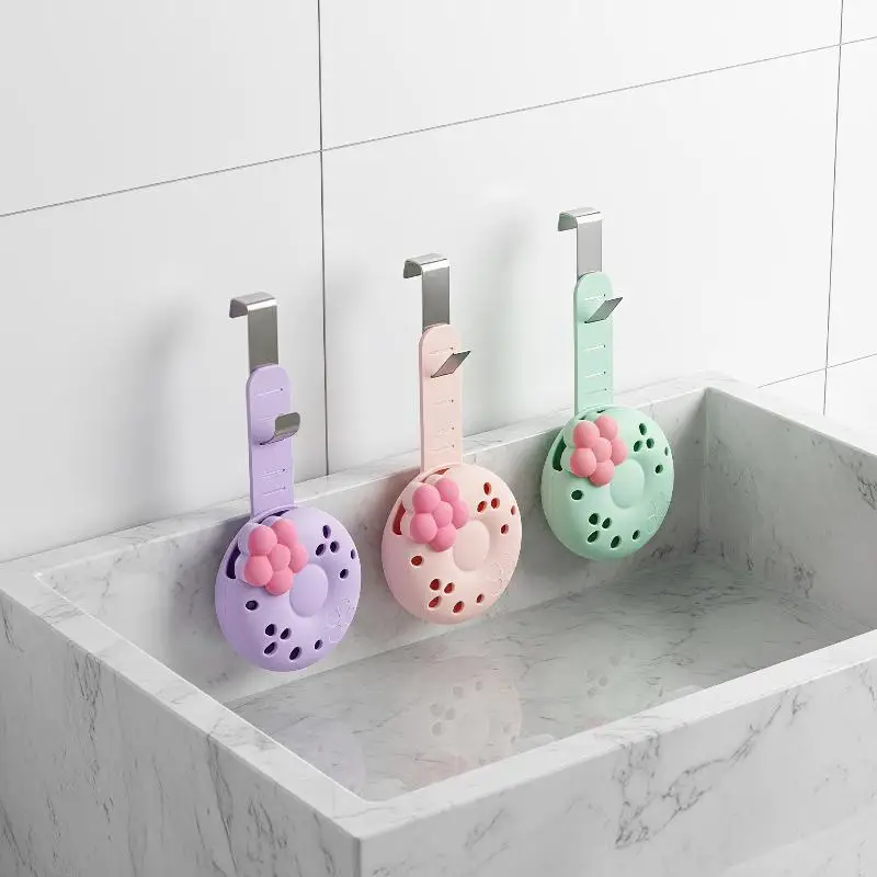 Silicone Toilet Tank Tablet Holder Strong Load Bearing Non-slip Hanging Toilet Bowl Cleaner Hanger for Heavy Cleaning Tablets