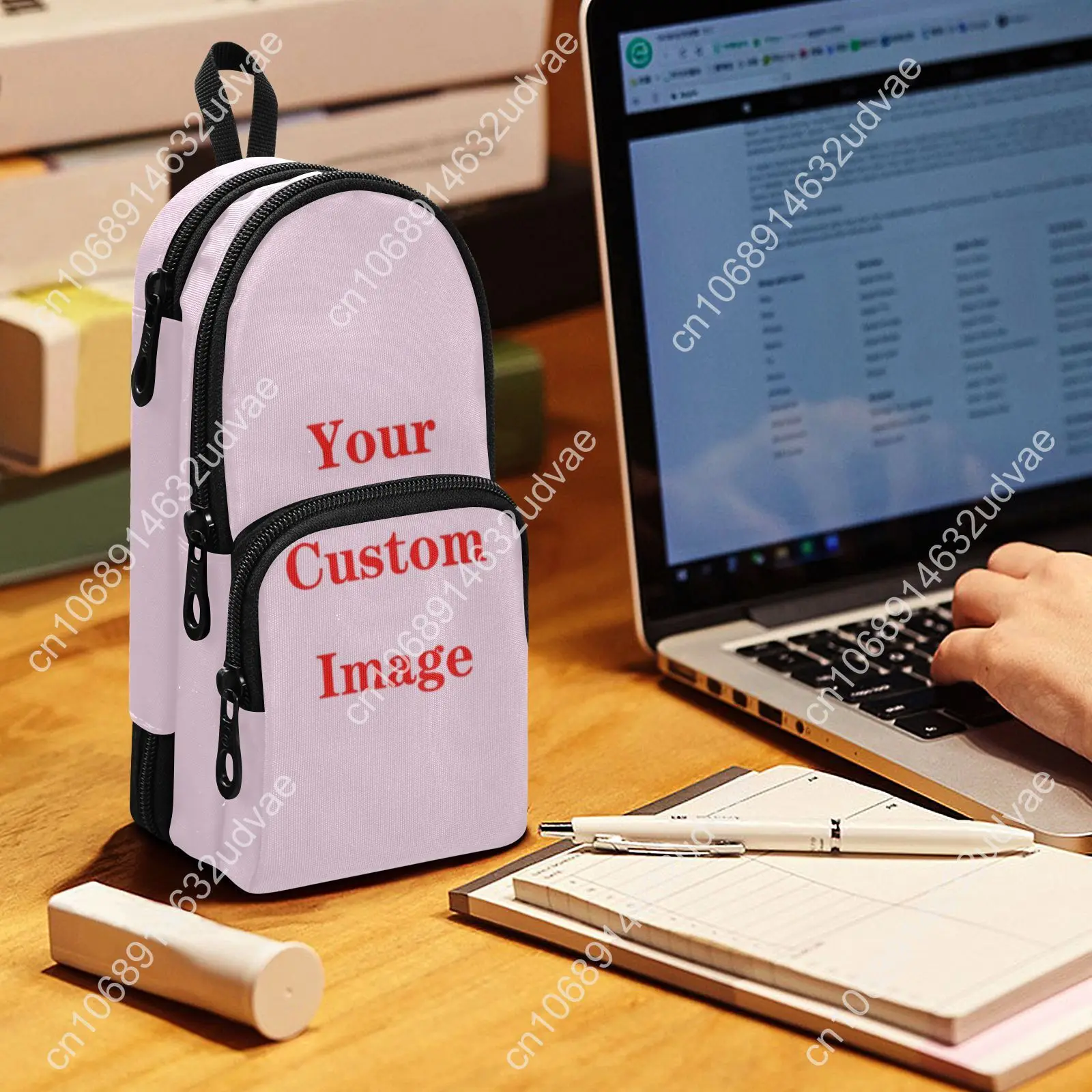 Creative Large-capacity Pencil Case Stationery Custom Image Boy Girl Gift Pencil Case Storage Student School Office Supplies