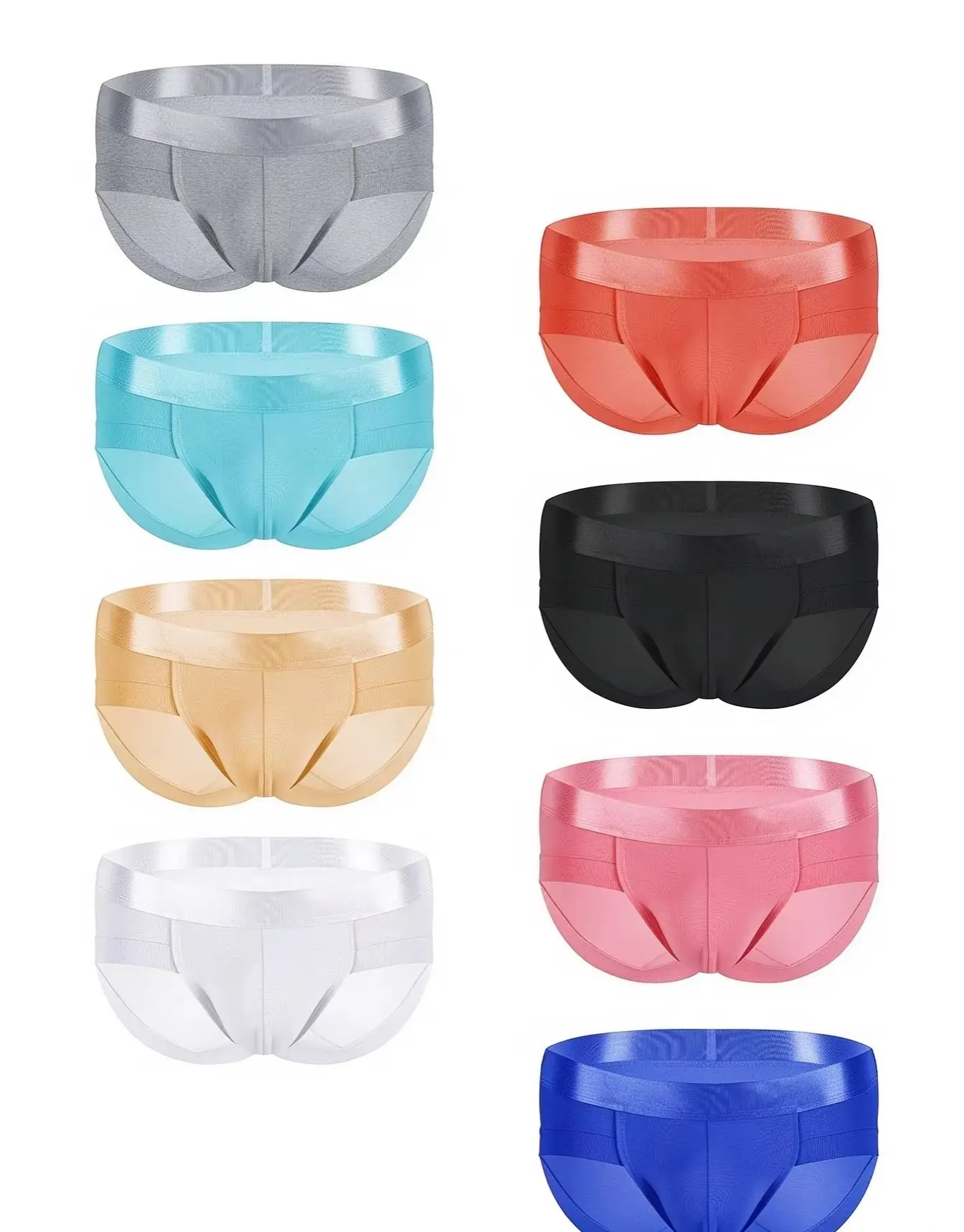 2/3/4pcs Brand New Underwear Men Brief Modal Solid Mens Briefs Cueca Masculina Ropa Interior Hombre Calzoncillos Slip Sous M-3XL