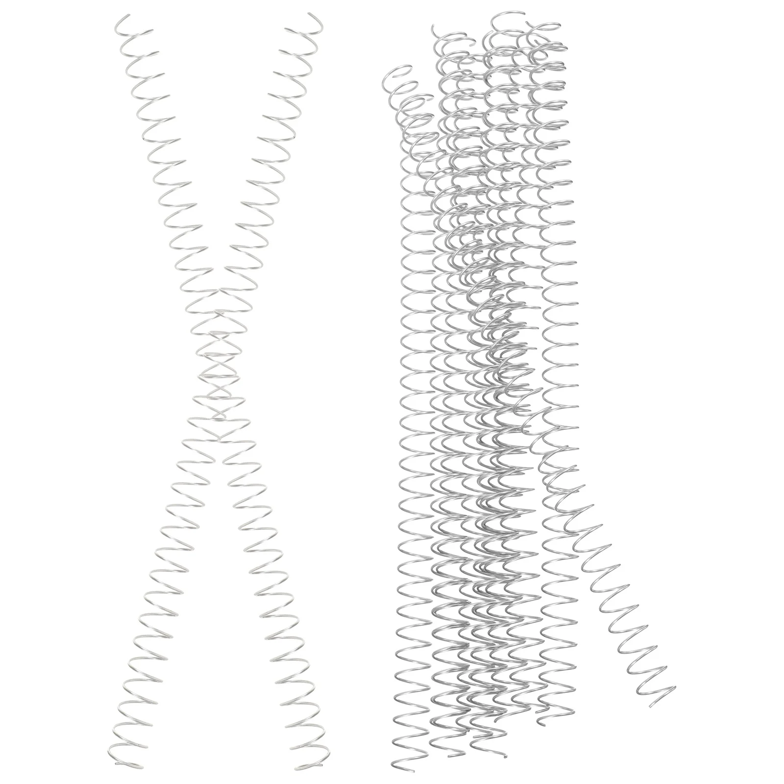 Anneaux de reliure en spirale en métal, 10 pièces, pour carnet de notes, bobines à feuilles mobiles, organisateur de calendrier, reliure, bobines en spirale de calendrier en métal