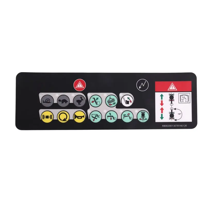 A02Q-For Haulotte HA12CJ, HM10P H14TX Lift Compatible 3078146120 Control Panel Sticker For Lift Platform
