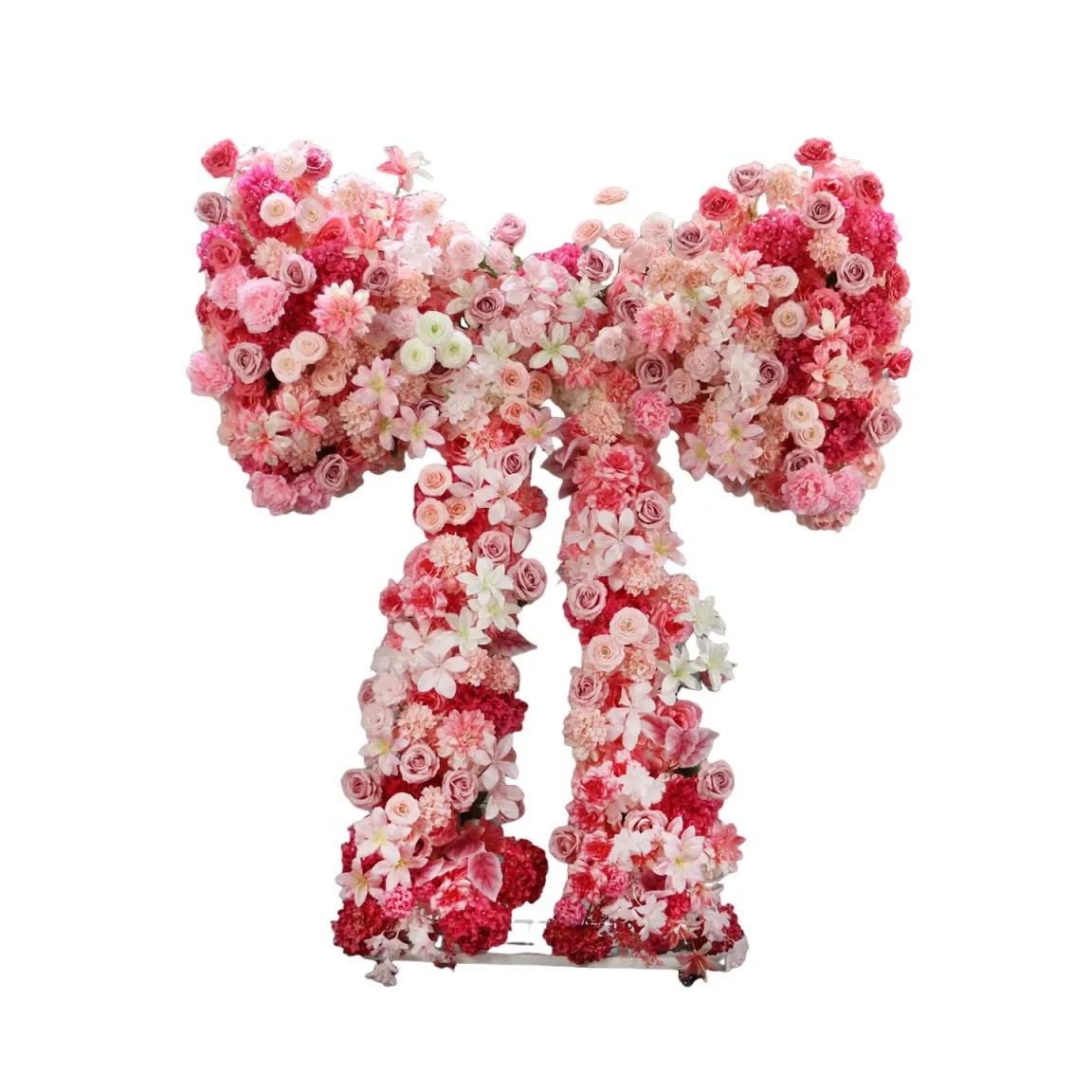 Hochzeitsschleifen, Blumenbogen-Dekoration für Bühnenhintergründe, Verlobungshintergrund, Blumenständer, Geburtstags- und Bankettdekorationen – Detail 3