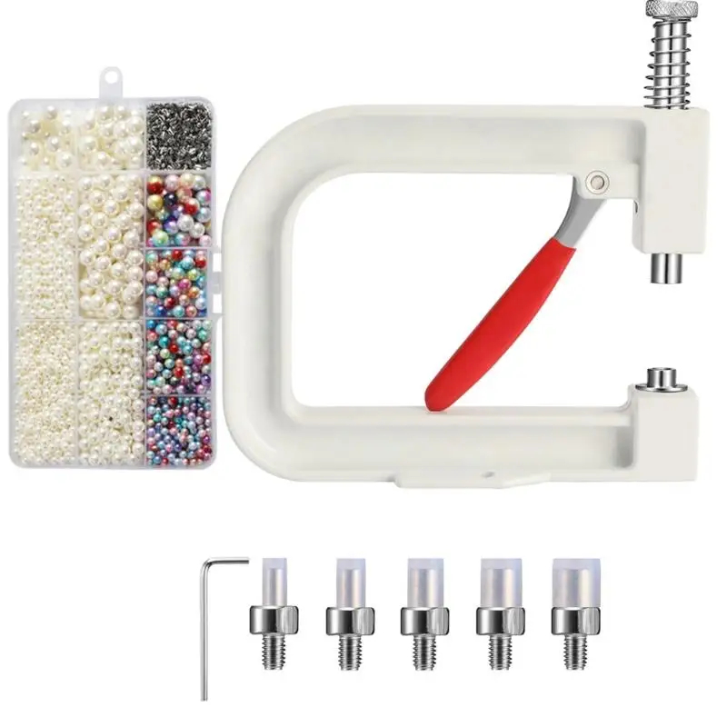 

G6KF Pearls Setting Machine Bead Setting Machine Beading Accessories Bead Fixing Machine for Craft Decoration