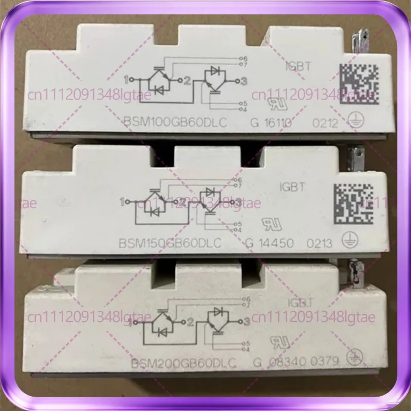 1Pcs Used For Infineon BSM100GB60DLC BSM150GB60DLC BSM200GB60DLC IGBT Module