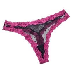 Women's Thong Breathable Hipster Panties Underwear Comfy Low Waist Panties