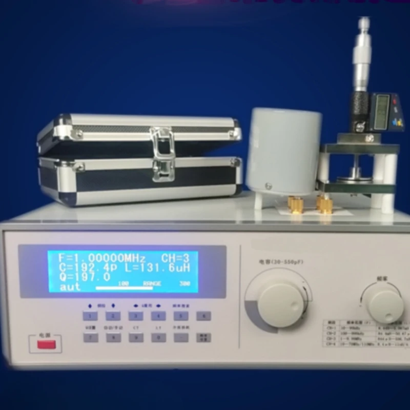 Dielectric constant tester Metal oxide sheet, porcelain, plastic, glass dielectric loss tester