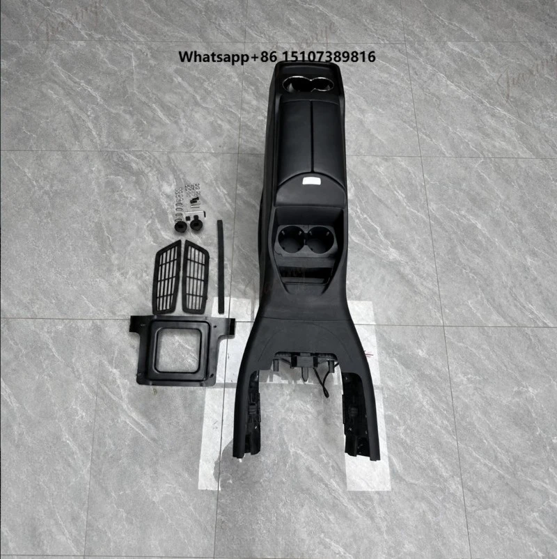 W447 Center Console for Benz V-Class Vito Metris Seat Armrest Box Wireless Charging USB Modification Storage Organizer