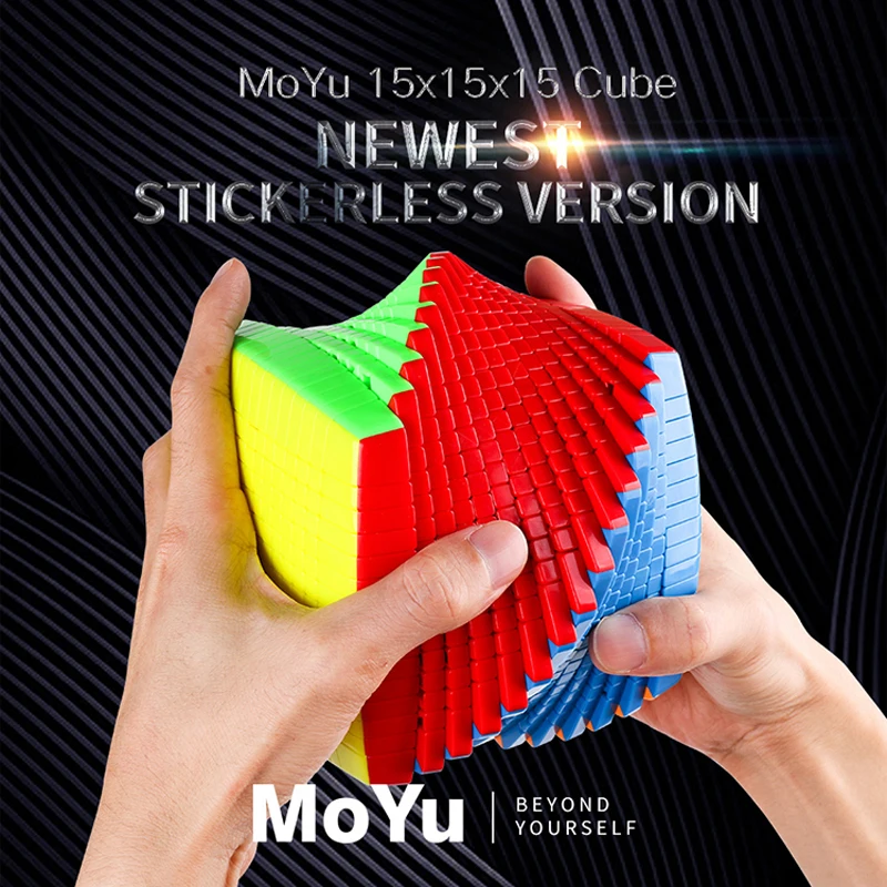 MOYU Meilong 15x15 매직 큐브 15x15x15 전문 속도 퍼즐 15×15 Speedcube 어린이 선물 장난감 게임 Infinite Cubo Magico