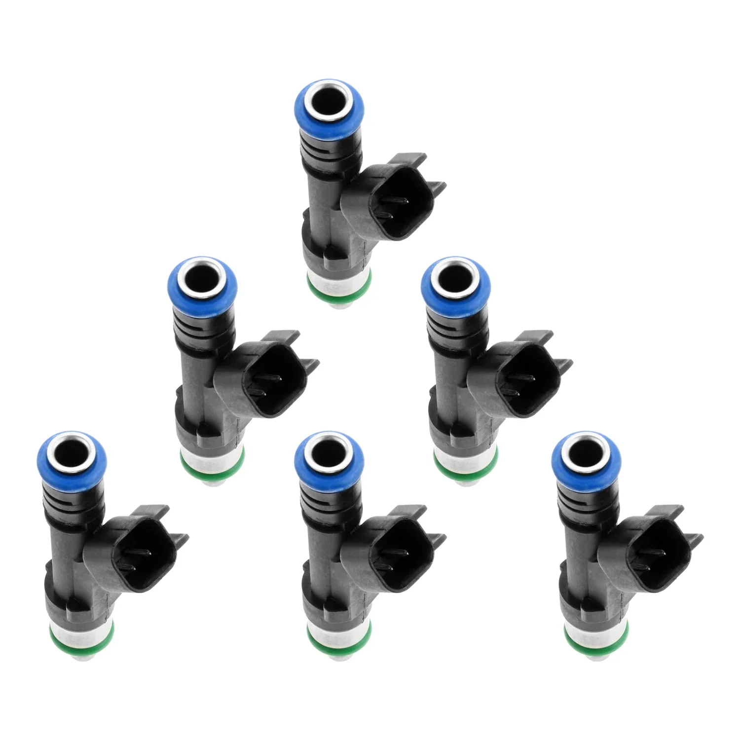 6Pcs Fuel Injectors 0280158020 for Jeep Liberty Commander Dodge Nitro Dakota Durango Ram Mitsubishi Raider 3.7L V6 53032701AA