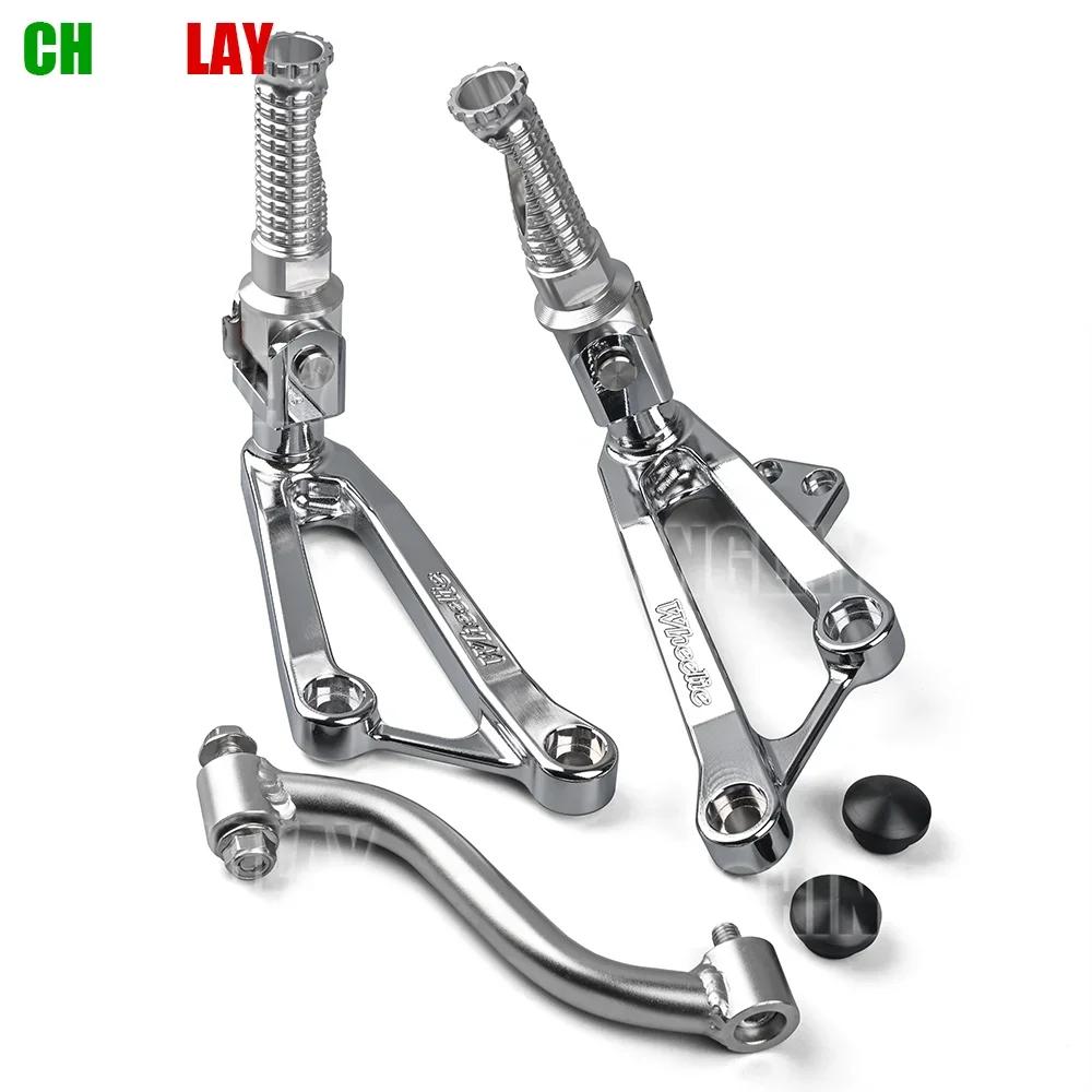

Z900RS Rear Passenger Foot Peg Pedal For Kawasaki z900rs 2018-2024 Exhaust tandem bracket kit Z900rs Aluminum alloy accessories