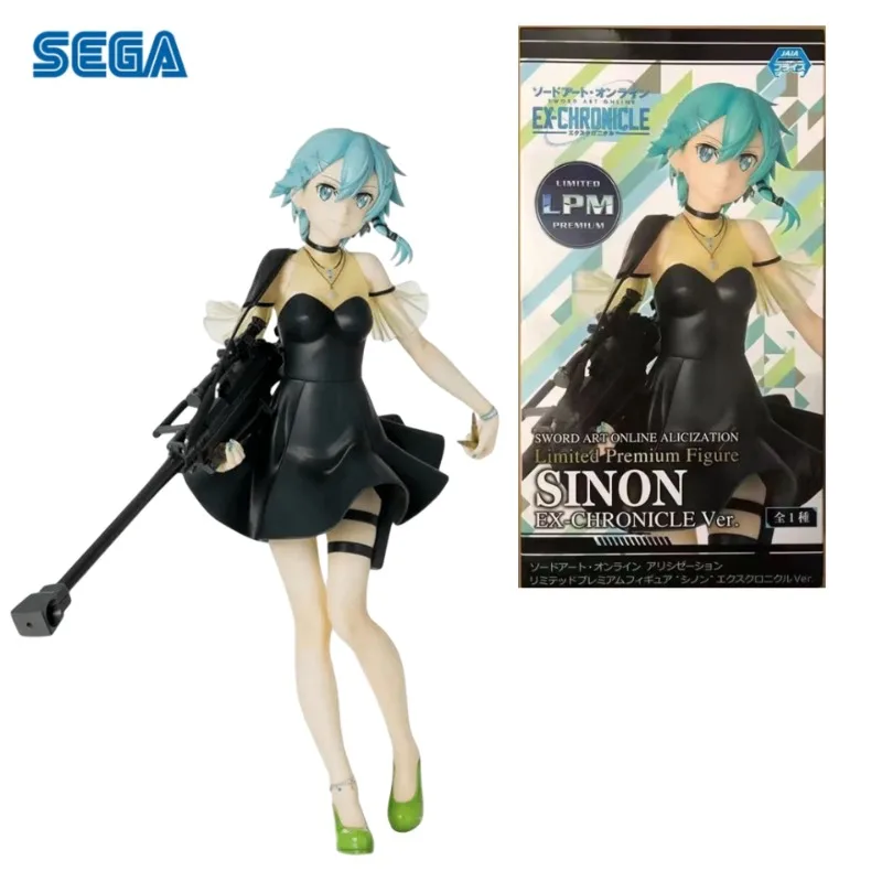 In Stock Genuine Sega Japanese Sword Art Online Alicization Asada Shino With Dress Anime Figure Model Toy Collectible Doll Gifts