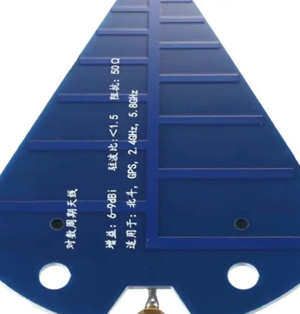 HT5 13MHz-10GHz UWB Log Periodic For For Spectrum Analysis Direction Finding And EMC Testing With For SMA Connector