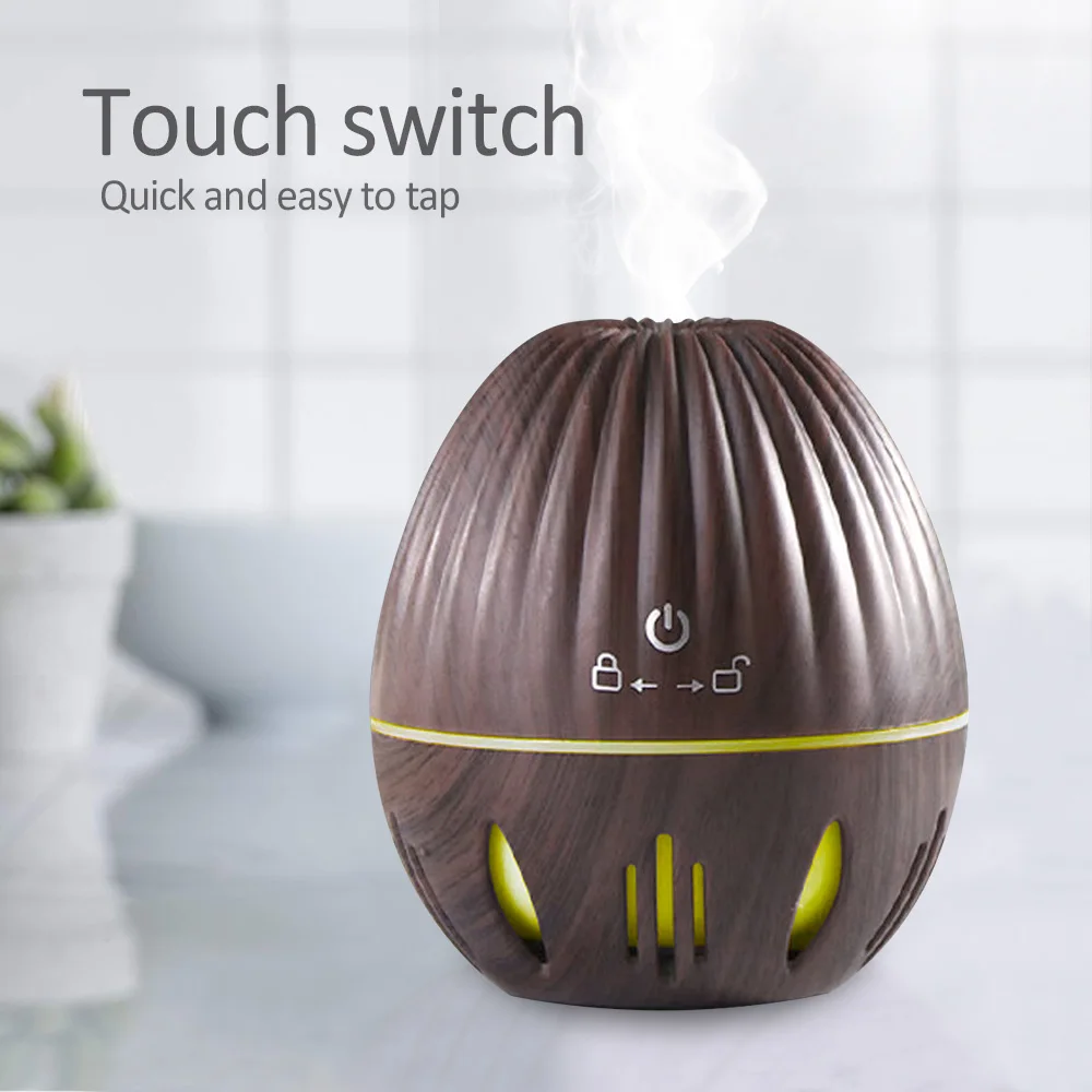 Compact USB Humidifier 130ml - 7 Color LED Therapy Modes + Auto Shut-Off | Perfect for Bedrooms & Offices