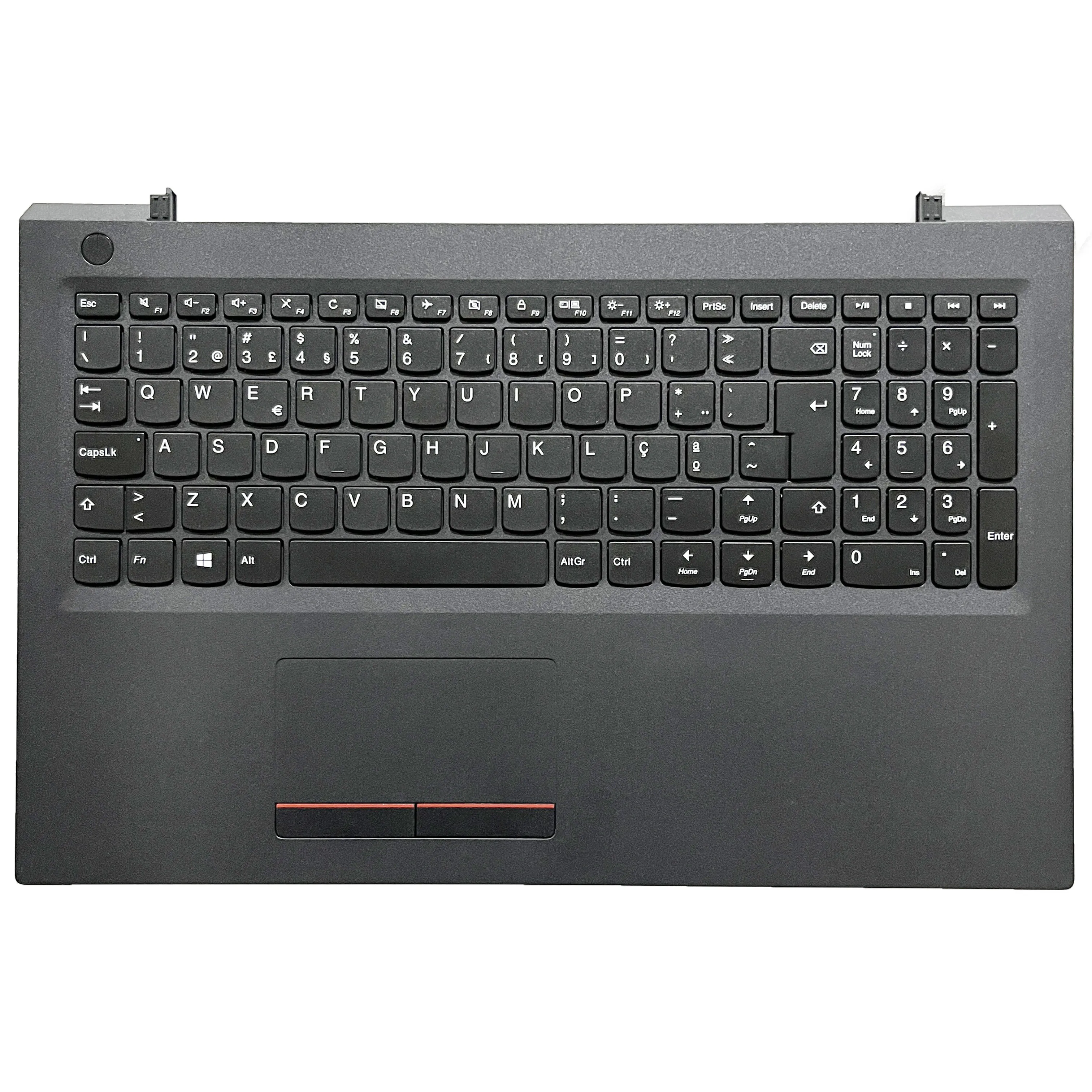 Original New US/EU/PO Keyboard for Lenovo V110-15 V110-15IKB V110-15IAP Laptop Palmrest Upper Cover Replacement with Touchpad