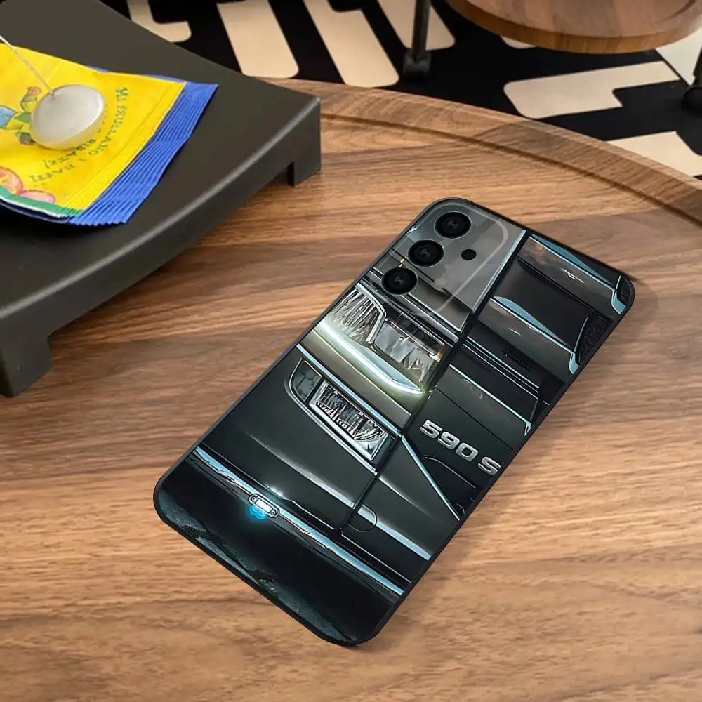 Trucks SA-AB Custodia per telefono per auto in silicone morbido per Samsung S25, S24, S21, S22, S23, S30, Ultra, S20, Plus, Fe, Lite