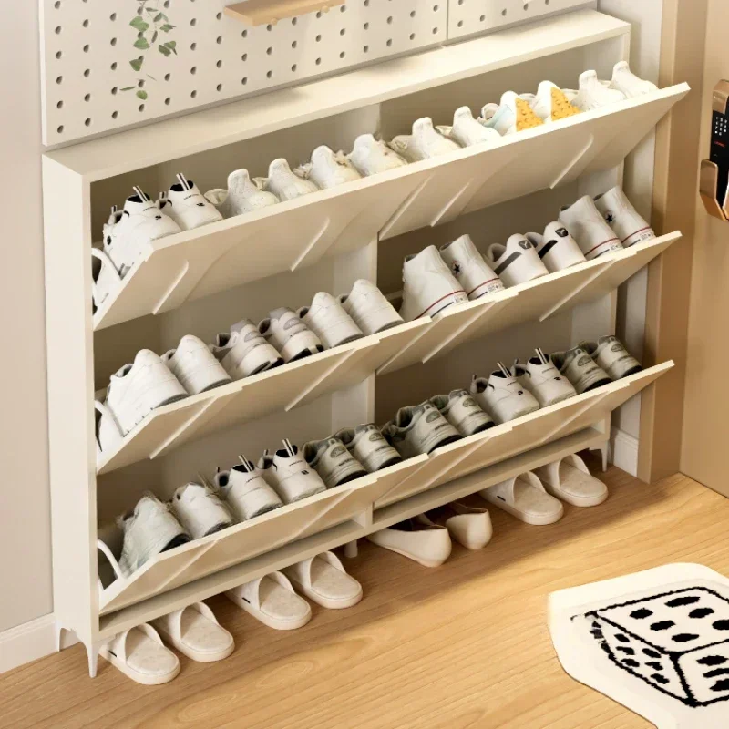 Ultrathin Shoes Cabinets Storage Organizer Modern Cheap Shoes Cabinets White Household Schoenen Opbergsysteem Home Furniture