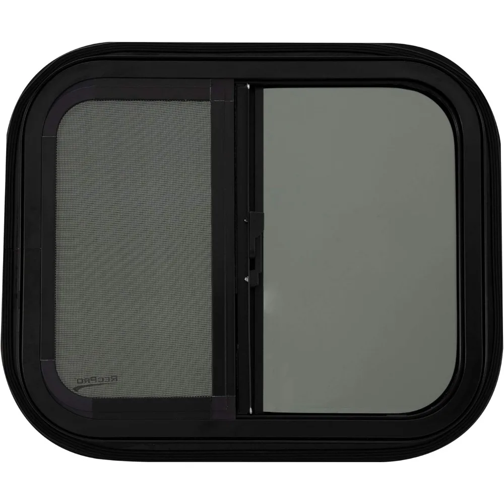 استبدال نافذة RV ذات الشريحة الأفقية على شكل دمعة، 18 وات × 15 ساعة، اختياري 1.5 حافة (نافذة واحدة) #5