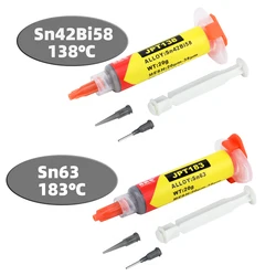 Eedle Typ Solder Paste Niedrigen Temperatur Löten Schnelle Verzinnen Flux Enthält Umweltfreundliche Blei-freies