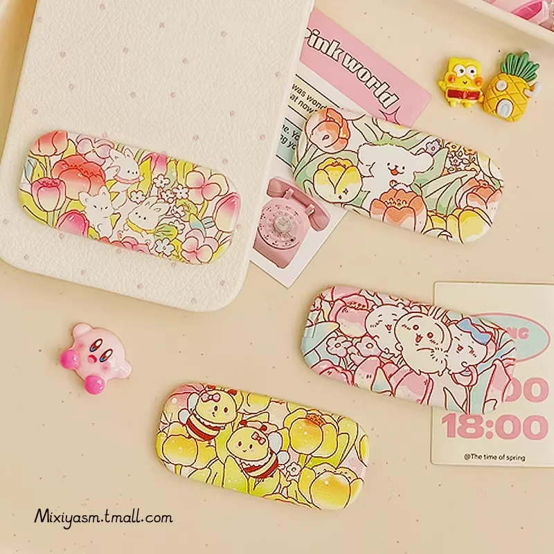 

Корейское складное зеркало для макияжа, невидимый мультяшный держатель для телефона, милый портативный держатель-наклейка на заднюю панель, новая универсальная клейкая подставка для рабочего стола