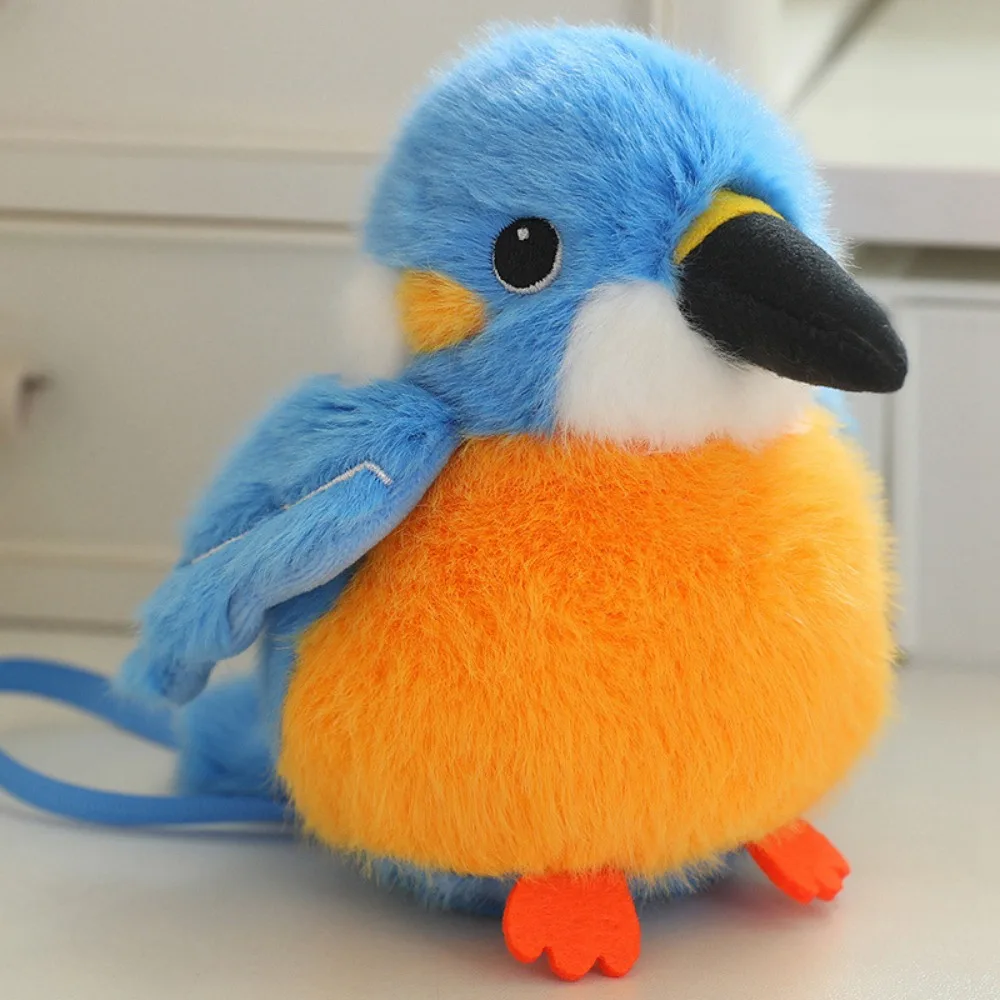 

Cute Animal Bird Series Plush Toy With Magnets Realistic Parrot Plush Doll Owl 13CM Simulation Birds Toys Home Decor