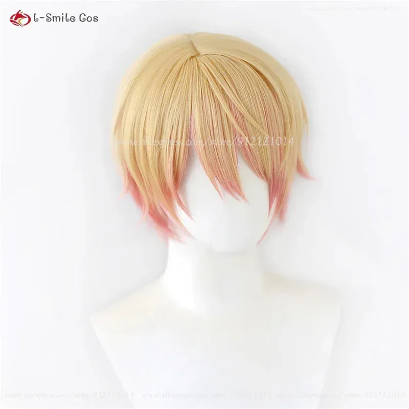 2025 Tenma Tsukasa Cosplay Gradient Tms Heat Resistant Hair Tks Anime Wigs + Wig Cap