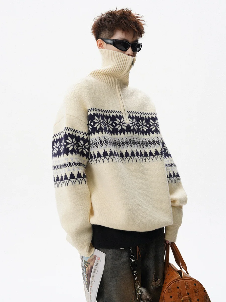 

Fur Collar Pullovers European Mens Embroidered Eagle Military Fitted Smart Neat Heavyweight Quality Autumn Winter Warm