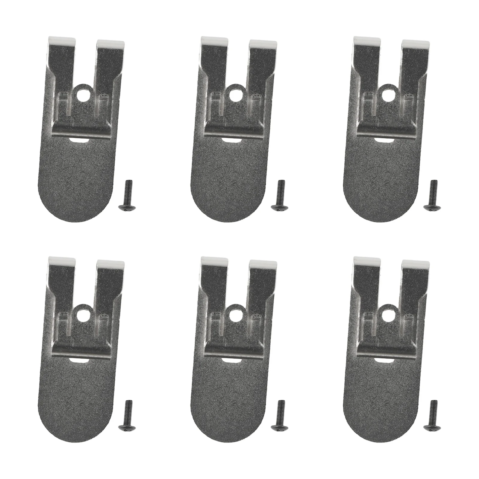 Efficient and Sturdy Belt Clip Assembly Set of 6 N435687 Belt Hooks with Screws Fits For DCF620 For DCF620B DCF622 Models